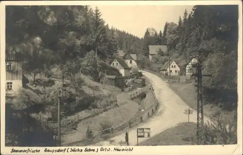 Saupsdorf Sommerfrische / Kirnitzschtal /Saechsische Schweiz-Osterzgebirge LKR