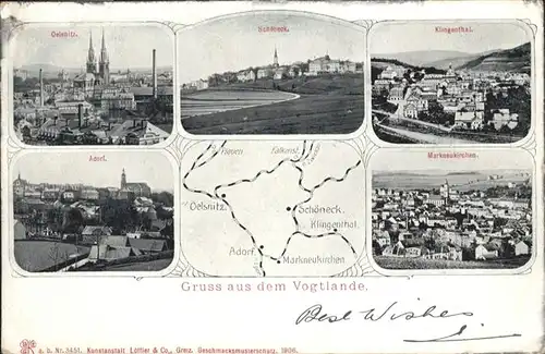 Oelsnitz Vogtland Klingenthal Markneukirchen Adorf Schoeneck / Oelsnitz Vogtland /Vogtlandkreis LKR