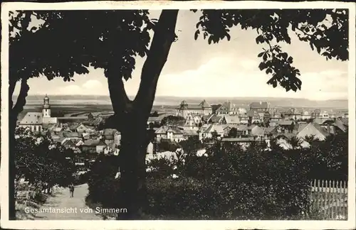 Simmern Hunsrueck Gesamtansicht Kat. Simmern/ Hunsrueck