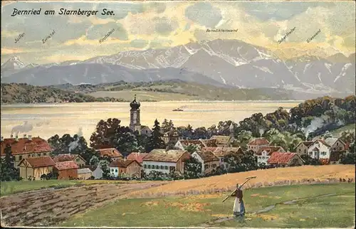 Bernried Starnberger See  Kat. Bernried