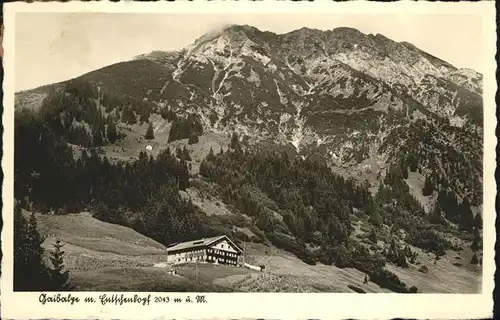 Langenwang Fischen Wirschaft Gaisalpe Besitzer Max Zobel / Fischen i.Allgaeu /Oberallgaeu LKR