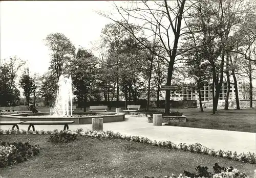 Graefenhainichen Brunnen Park Freundschaft Kat. Graefenhainichen