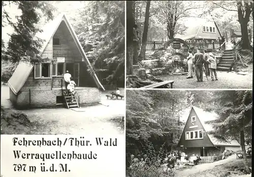 Fehrenbach Werraquellenbaude Kat. Masserberg