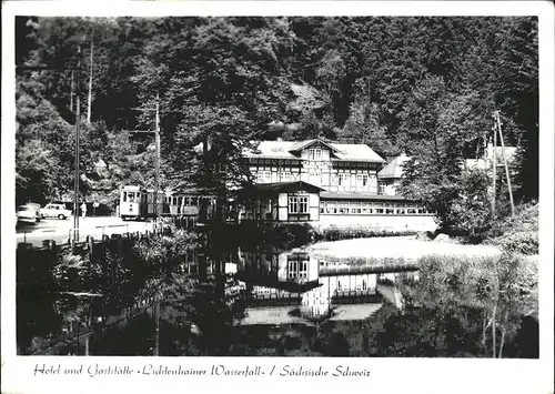 Lichtenhain Sebnitz Wasserfall / Sebnitz /Saechsische Schweiz-Osterzgebirge LKR