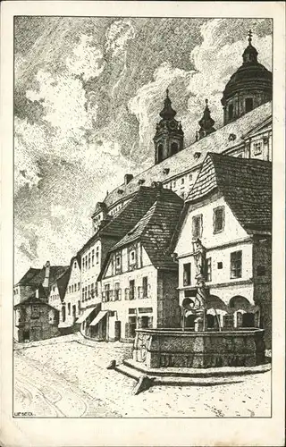 wz51847 Melk Donau Hauptplatz Kategorie. Melk Alte Ansichtskarten