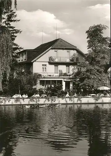 Bad Pyrmont Gasthaus Pension Hamborner Muehle Teich Kat. Bad Pyrmont