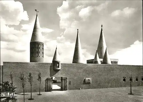 Schildgen Kath. Pfarrkirche Herz Jesu Innenansicht Kat. Bergisch Gladbach