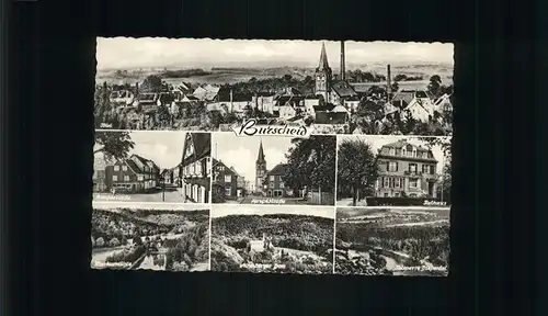 Burscheid Eifel Teilansicht Burscheid Kirche Hauptstrasse Markusmuehle Altenberger Dom Rathaus Talsperre Diepental / Berkoth /Eifelkreis Bitburg-Pruem LKR