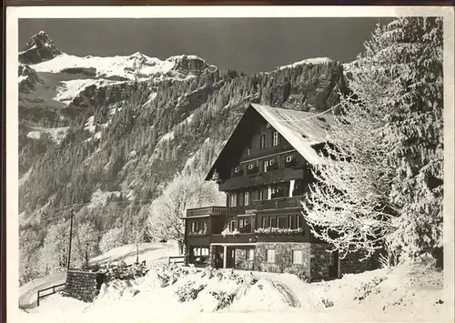 Braunwald GL Erholungsheim Bergfrieden Kat. Braunwald