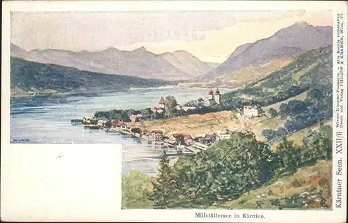 Millstatt Millstaettersee Kaernten Kat. Millstatt