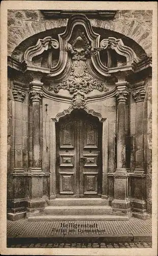 Heiligenstadt Eichsfeld Portal am Gymnasium Kat. Heiligenstadt