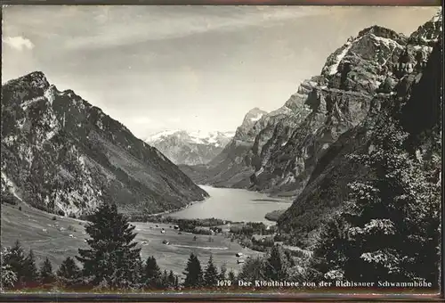 Glaernisch Kloentalersee Richisauer Schwammhoehe Gasthof Vorauen Kat. Glaernisch