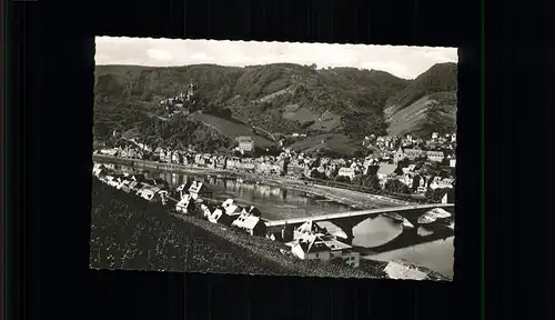 Cochem Mosel an der Mosel Bruecke Kat. Cochem