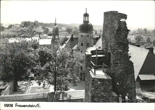 Frauenstein Sachsen Burg Frauenstein Kat. Frauenstein Sachsen