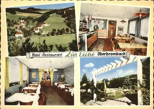 Oberbrombach Birkenfeld Hotel Restaurant Zur Eiche Kat. Birkenfeld