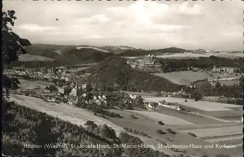 Hausen Wied St. Josefshaus St. Marienhaus St. Antoniushaus Kurheim Kat. Hausen (Wied)