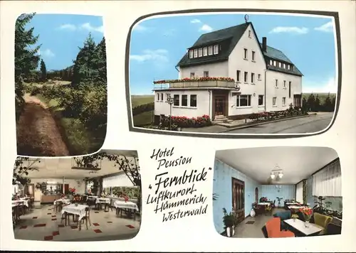 Huemmerich Westerwald Hotel Pension Fernblick / Huemmerich /Neuwied LKR