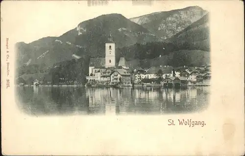 St Wolfgang Salzkammergut Teilansicht St. Wolfgang Wolfgangsee Kirche Salzkammergut Kat. St. Wolfgang im Salzkammergut