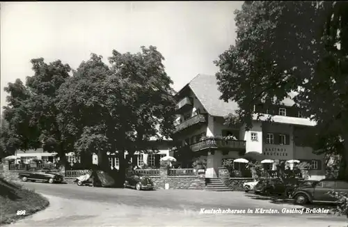 Keutschach See Gasthof Brueckler Kat. Keutschach am See