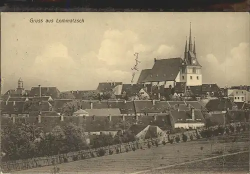 Lommatzsch Teilansicht Lommatzsch Kirche