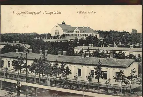 Koenigsbrueck Truppenuebungsplatz Offizierskasino Kat. Koenigsbrueck