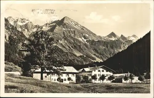 Birgsau Ortsansicht Kat. Oberstdorf