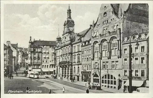 Pforzheim Marktplatz Kat. Pforzheim