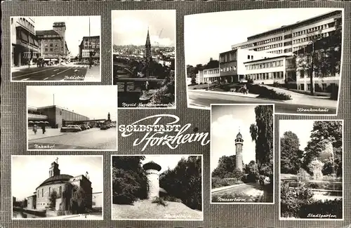 Pforzheim Teilansichten Kat. Pforzheim