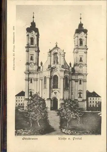 Ottobeuren Kirche und Portal Kat. Ottobeuren