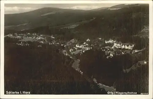 Schierke Harz Fliegeraufnahme / Schierke Brocken /Harz LKR