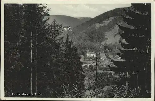 Leutenberg Thueringen Teilansicht Kat. Leutenberg