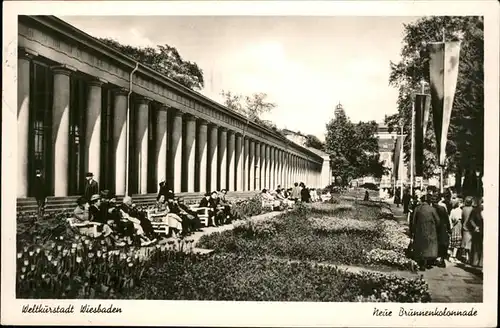 Wiesbaden Neue Brunnenkolonnade Kat. Wiesbaden