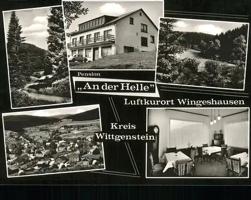 Wingeshausen Pension "An der Helle" Kat. Bad Berleburg