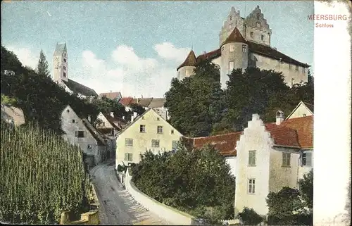 pw31369 Meersburg Bodensee Schloss Kategorie. Meersburg Alte Ansichtskarten