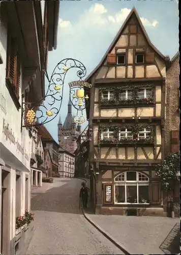 Bad Wimpfen Salzgasse Blauer Turm Fachwerk Kat. Bad Wimpfen