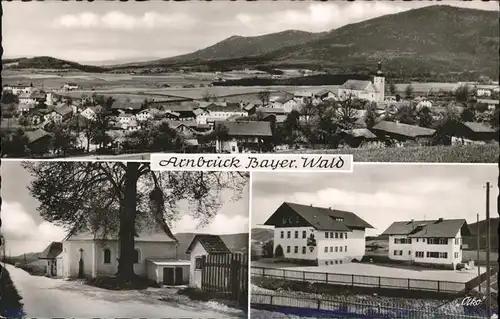 Arnbruck Panorama und Teilansichten Kat. Arnbruck