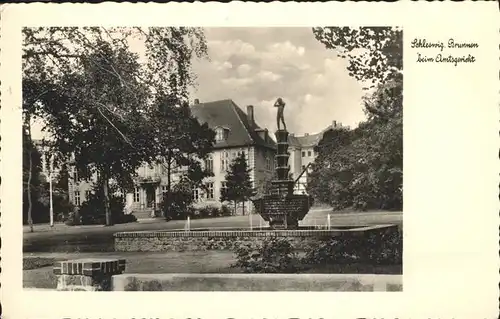 Schleswig Holstein Brunnen beim Amtsgericht / Schleswig /Schleswig-Flensburg LKR