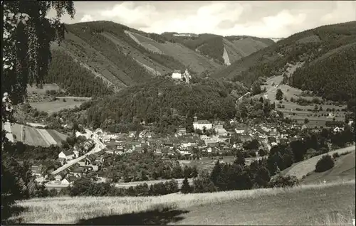 Leutenberg Thueringen Panorama Kat. Leutenberg