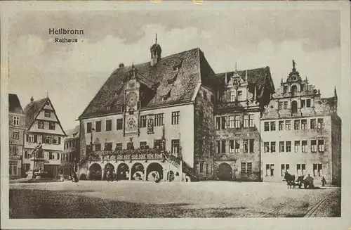 Heilbronn Neckar Rathaus Kat. Heilbronn