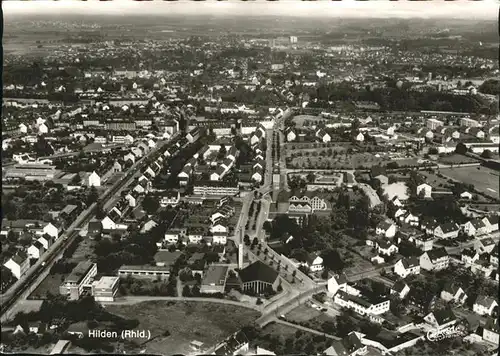 Hilden Duesseldorf Panorama Fliegeraufnahme Kat. Duesseldorf