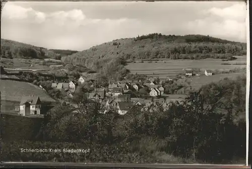 Schlierbach Gladenbach Panorama Kat. Bad Endbach