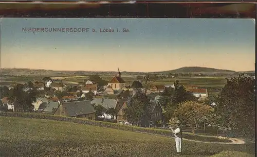 Niedercunnersdorf Gesamtansicht Kat. Niedercunnersdorf