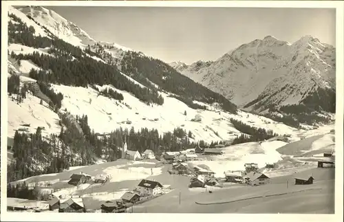 Hirschegg Kleinwalsertal Vorarlberg Elferkopf Zwoelferkopf Kat. Mittelberg