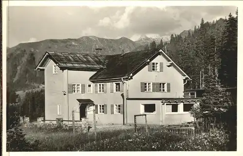 Hirschegg Kleinwalsertal Vorarlberg Wuerzburger Huette Kat. Mittelberg