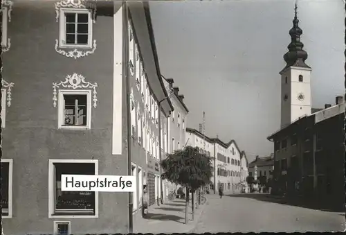 Waging See Hauptstrasse Wallfahrtskirche Kat. Waging a.See