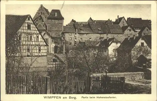 Wimpfen Berg Hohenstaufentor Kat. Bad Wimpfen