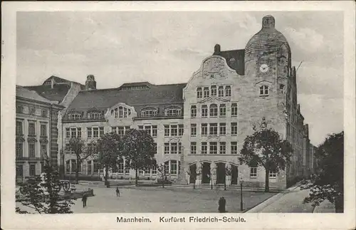 Mannheim Kurfuerst Friedrich Schule Kat. Mannheim