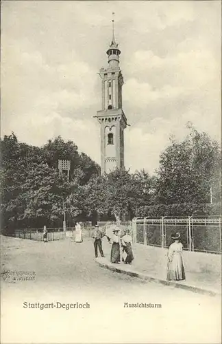 Degerloch Aussichtsturm Kat. Stuttgart