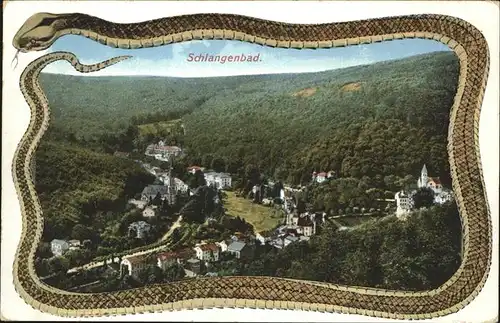 Schlangenbad Taunus Panorama Kat. Schlangenbad