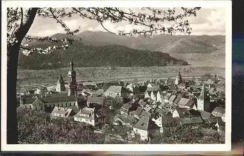 Gengenbach Panorama Kirche Kat. Gengenbach